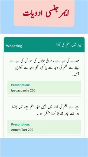 Wheezing Homeopathic Treatment| Emergency Remedies