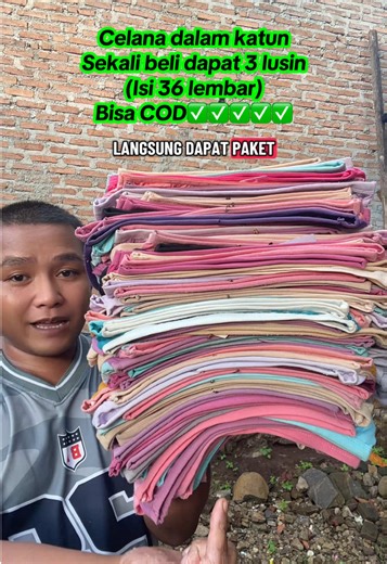 3 lusin (36 lembar) celana dalam katun , harga terjangkau, bisa COD✅ Panduan ukuran: M = bb 20-35kg L = bb 36-45kg XL = bb 46-55kg XXL/3L = bb 56-65kg XXXL/4L = bb 66-85kg Beli sekarang juga sebelum harga naik kembali Klik keranjang kuning dividio ini untuk pesan HAPPY SHOOPING !… #celanadalamwanita #cdkatun #cdmurah #dalamanwanita #cdlusinan
