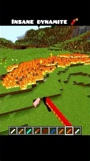 Minecraft dynamite 💀 | #shorts #minecraft
