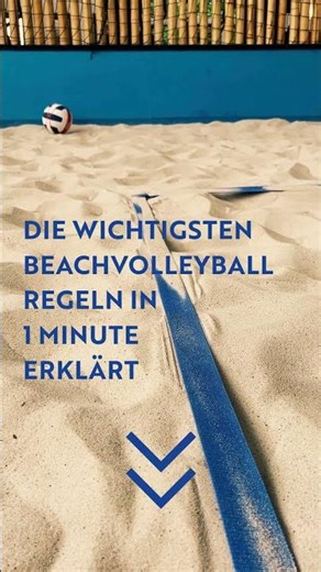 🏐 Beachvolleyball Regeln einfach erklärt in 60 Sekunden
