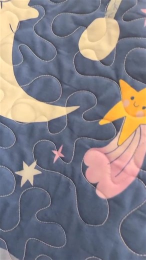 Lamb Baby Quilt Kit, Moon and Stars, DIY Pastel Quilt - Etsy
