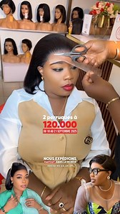 6.7K views · 80 reactions | ⛔️ PROMO CHOC ⛔️ ✨ OFFRE EXCEPTIONNELLE ✨ 2 magnifiques perruques sans colle  ✔️ Coupe carrée noire sur lace frontale ✔️ Coupe garçonne closure  Le tout à seulement#120000#  Livraison rapide & sécurisée partout dans le monde   Dépêchez-vous, stocks ultra limités !  ☎️+22655606960 WHTSP | SP Luxury Hair | Facebook