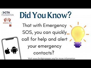 How to Use Emergency SOS (Did You Know?)