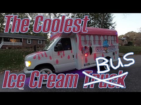 Cold Skool Bus THE COOLEST ICECREAM TRUCK around! #coldskoolbus