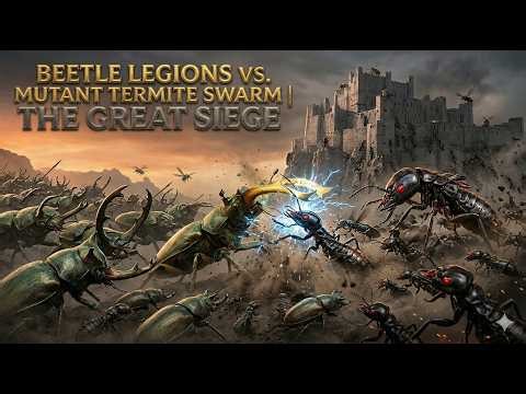 Beetle Legions vs. Mutant Termite Swarm | The Great Siege - Insect Kingdom Wars