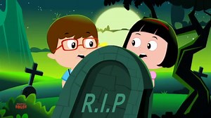 Its Halloween Night, Halloween Nursery Rhyme & Spooky Cartoon Video For Kids
