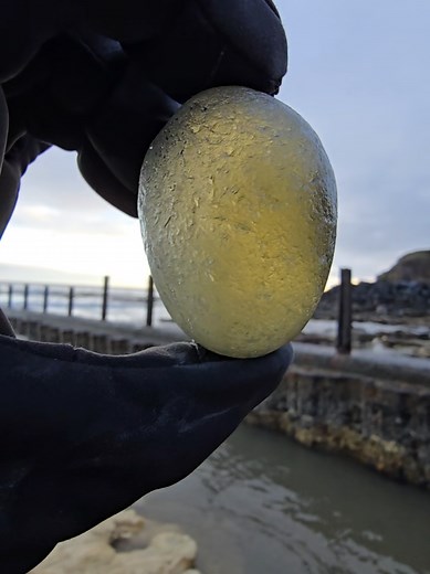 Exploring Rare Sea Glass Finds on Seaham Beach