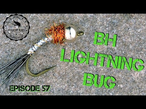 Fly Tying the Bead Head BH Lightning Bug Fly for Trout and Panfish