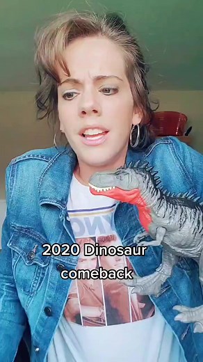 Dinosaur attack! #work #caughtoncamera #foryou #tools #construction #dino #fyp #review #love #asmr #lifehack #diy | Chaos Girl | Facebook