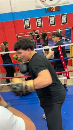 HOUSE OF WARRIOR BOXING GYM on Instagram: "Amir Aminov 16 years old 200 lb 5 time national champion"