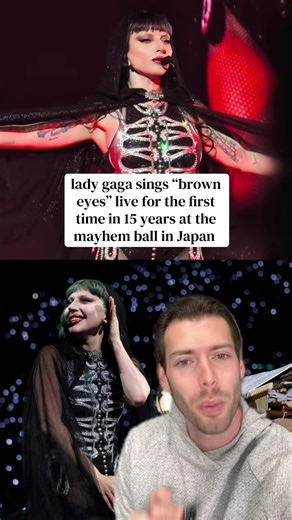 Lady Gaga Performs 'Brown Eyes' Live After 15 Years