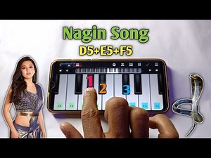 Nagin Song On Mobile Piano | Piano tutorial easy | Harmonium Lessons | Flute | Asad Teck