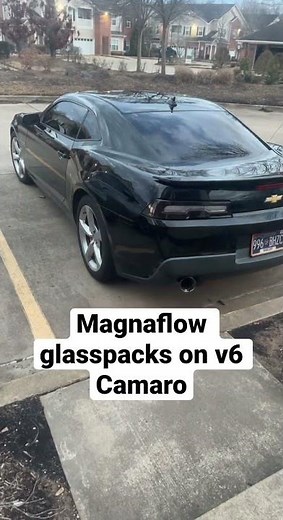 Magnaflow glasspacks on v6 Camaro