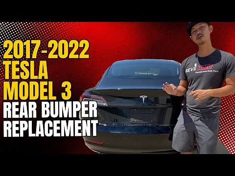 How to Replace the Rear Bumper & Taillight on a 2017–2022 Tesla Model 3