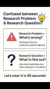 What’s the Difference Between Research Problem and Research Question?
