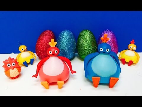 TWIRLYWOOS Toys Surprise Rainbow Glitter EASTER Egg Opening!