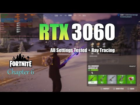 RTX 3060 : Fortnite All Settings Tested - Performance Mode & Ray Tracing