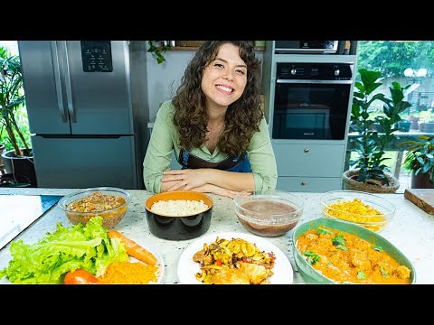 HOW I MEAL PREP IN 2 HOURS | Healthy Lunch and Dinner | MARINA MORAIS