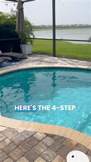 3.2K views · 17 reactions | Here’s the 4-step secret to keeping your pool water crystal clear all year round | Swim University | Facebook