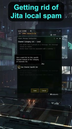 Eliminating Jita local spam #eveonline #gaming #space #Jita