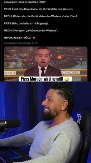 Piers Morgan is having a barbecue tomorrow 🤣 #piersmorgan #usa #iran #israel #news #warzone #war ...