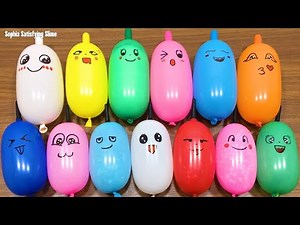 Sophia's SUPER Satisfying Slime Creations with Funny Balloons!