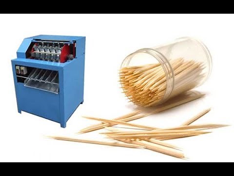 toothpick making machine|automatic bamboo toothpick making machine