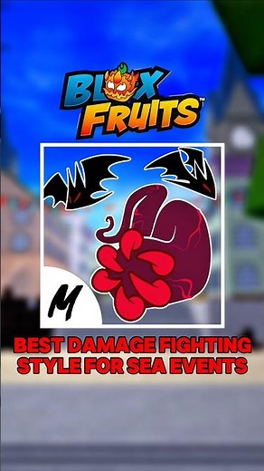 What Fighting Style Deals the Most Damage to Sea Events 👊 #bloxfruits