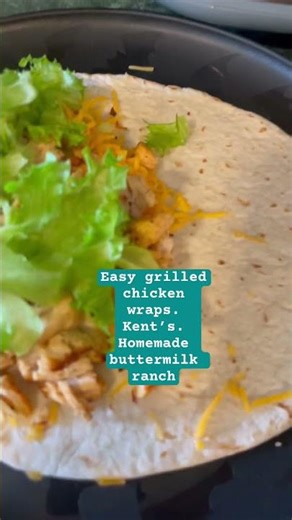 Kints Ranch chicken wraps. #easyrecipe