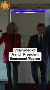 Video shows French President Emmanuel Macron being apparently shoved in the face by his wife, first lady Brigitte Macron, before the couple deplaned on Sunday. Macron’s office initially claimed the video wasn’t real. President Macron then said the video showed the couple bickering and joking around. https://cbsn.ws/4kBY4KO | CBS Mornings