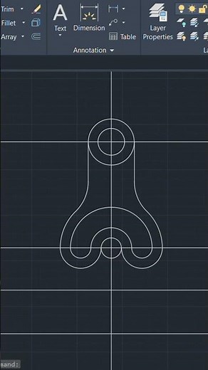 How to Use AutoCAD 2D Commands 🤔 Practice with Real Examples ✅ #autocad #shorts
