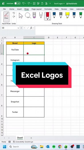 Excel Logos Cheat Sheet: Quick Guide for Excel 2024