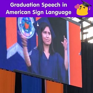 700K views · 4.9K reactions | Mayra Paola Bahena is Deaf and the first member of her family to attend college. Her graduation speech has an important message for us all 蘭 Mayra's YouTube: https://goo.gl/ZbPSD6 Instagram: beauty_mermaid25 | Ai-Media | Facebook