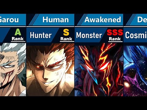 The Evolution Of Garou in One Punch Man