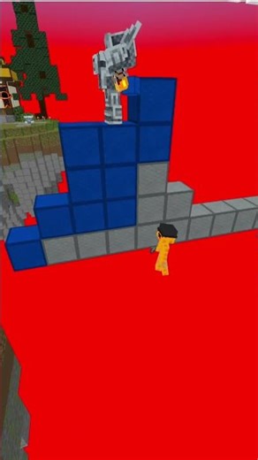 Noobs are so sad #minecraft #bedrockedition #bedwars #thehivemc #awesomevideo
