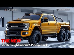 New 2025 Freightliner 6x6 Pickup Truck: Built For Heavy-Duty Performance!