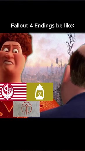 23K views · 168 reactions | Each Fallout 4 Ending be like . . . . . #fallout #fallout3 #falloutnewvegas #fallout4 #fallout76 | Captbaguette | Facebook