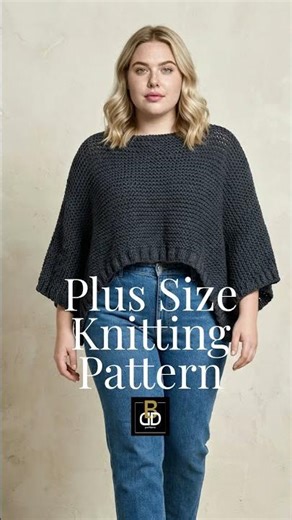 #knittingpatterns #beginnnerknitter #easyknittingpattern #bddpatterns #plussizeknitting