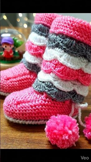 HOW TO MAKE BABY BOOTIES 🌸 Detailed Tutorial in 1 Hour | Crochet Baby Boots Tutorial