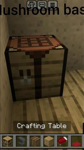 mushroom base for Minecraft 😄😄😄