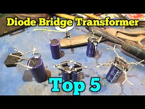 Top 5 Diode Bridge Rectifier | Amplifier Transformer Bridge Diode Wiring | Electronics Verma