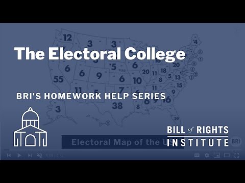 The Electoral College | Homework Help from the Bill of Rights Institute