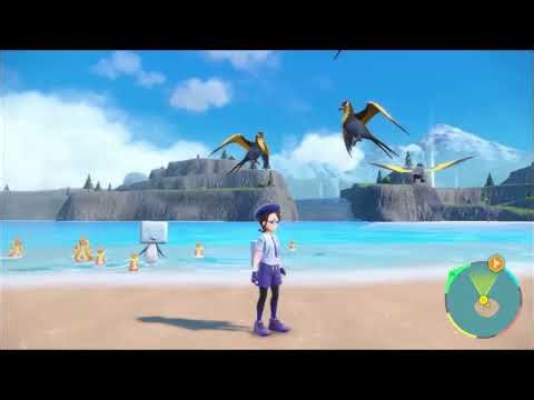 Let's Play Pokemon Violet (Blind) Part 44 - A Detour to A Beach And Rocky Island