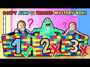 Don't Jump in the WRONG Mystery GIANT Lego Box! Tannerites MEGA Lego Game!