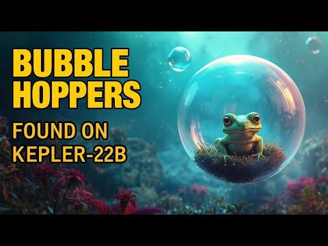 Bubble Hoppers: The Cutest Alien Life Discovered on Kepler-22b!