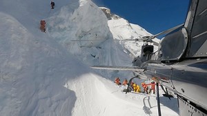 Inside a Dramatic Helicopter Rescue on Annapurna