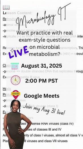 Microbial Metabolism | Live #3 #microbiologyclass