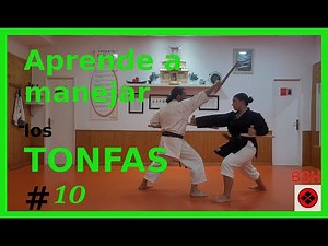 Aprende técnicas de manejo de tonfas en este video tutorial⛩👺 #tonfa #kobudo #artesmarciales