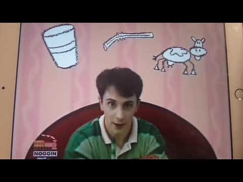 Blue's clues: Put the cow get in the cup and slurp it with straw (April Fool Day)🎈🎈🎈🎈🎈