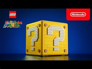 Nintendo and LEGO team up for a foldout 'Super Mario 64' block set